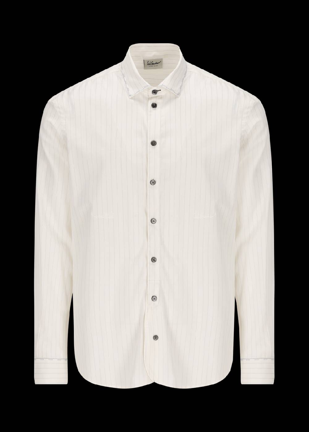 Luis Trenker Camicia con motivo a righe modello Luhaimo