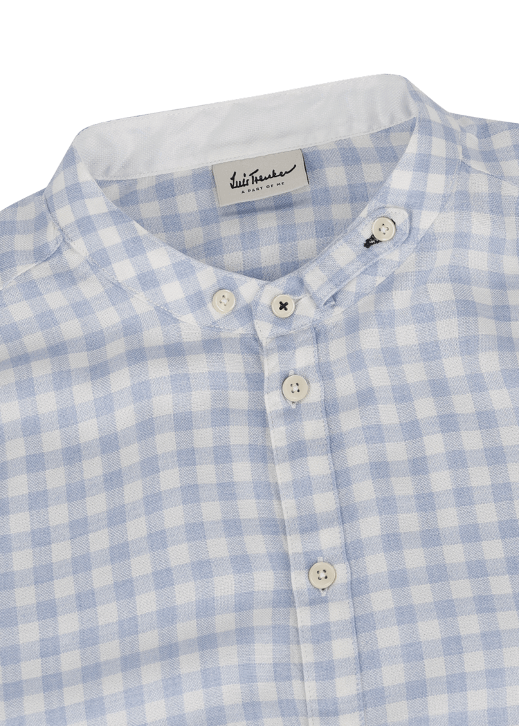 Luis Trenker Camicia Con Motivo Vichy Modello Lubernet
