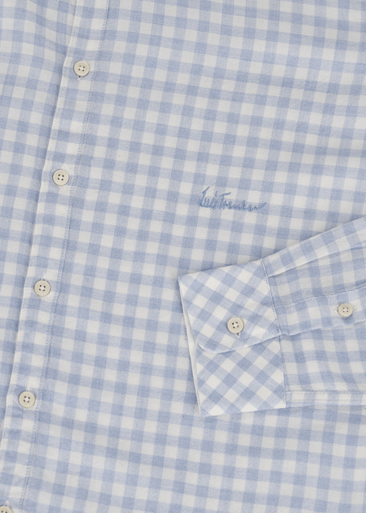 Luis Trenker Camicia Con Motivo Vichy Modello Lubernet