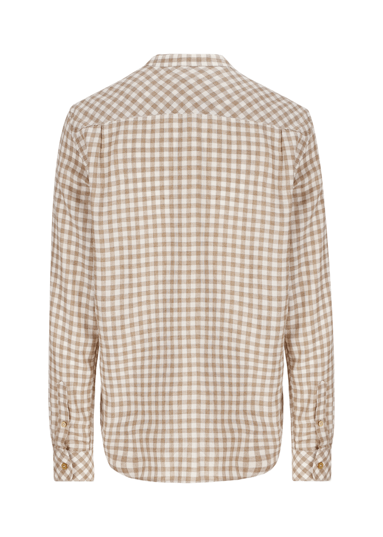 Luis Trenker Camicia Con Motivo Vichy Modello Lubernet