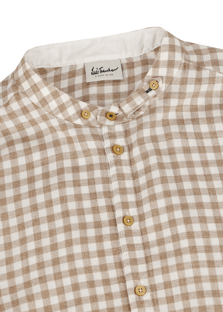 Luis Trenker Camicia Con Motivo Vichy Modello Lubernet