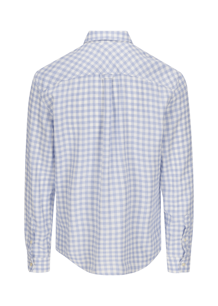 Luis Trenker Camicia Con Motivo Vichy Modello Luhaimo