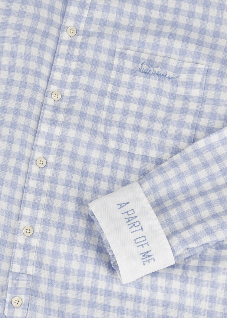 Luis Trenker Camicia Con Motivo Vichy Modello Luhaimo