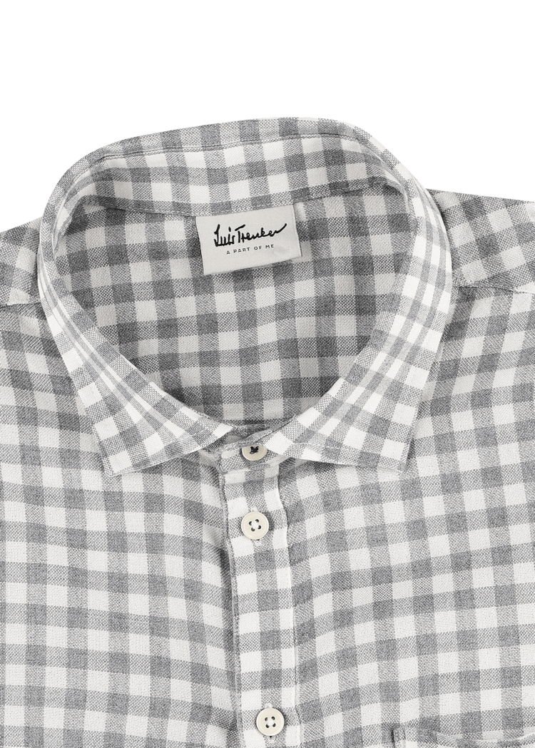 Luis Trenker Camicia Con Motivo Vichy Modello Luhaimo