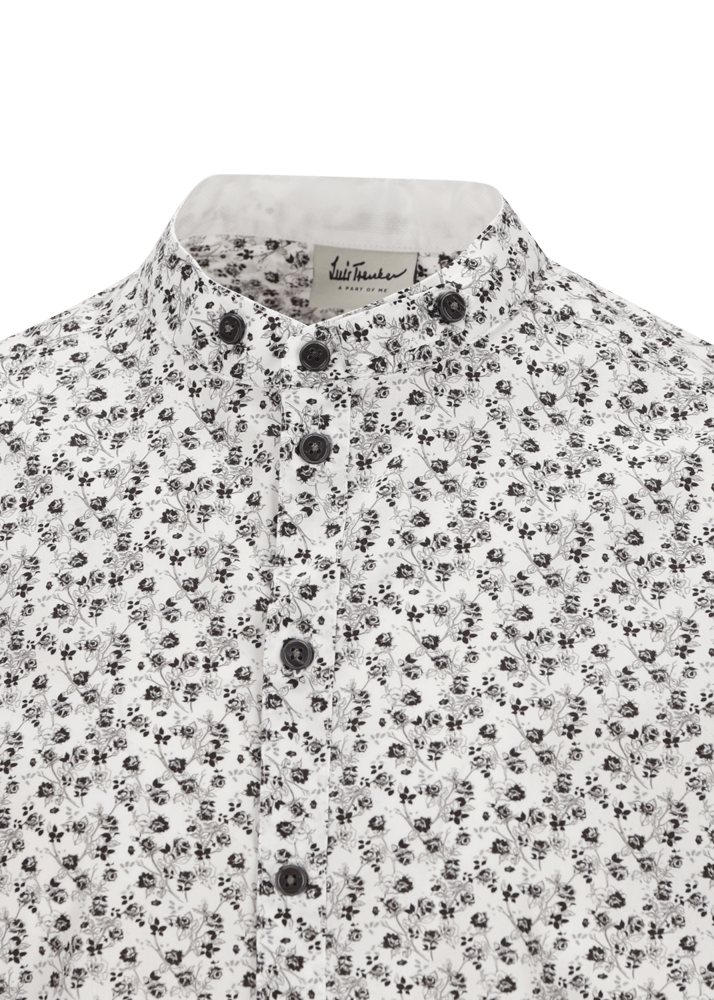 Luis Trenker Camicia Con Stampa Floreale Modello Lubernet