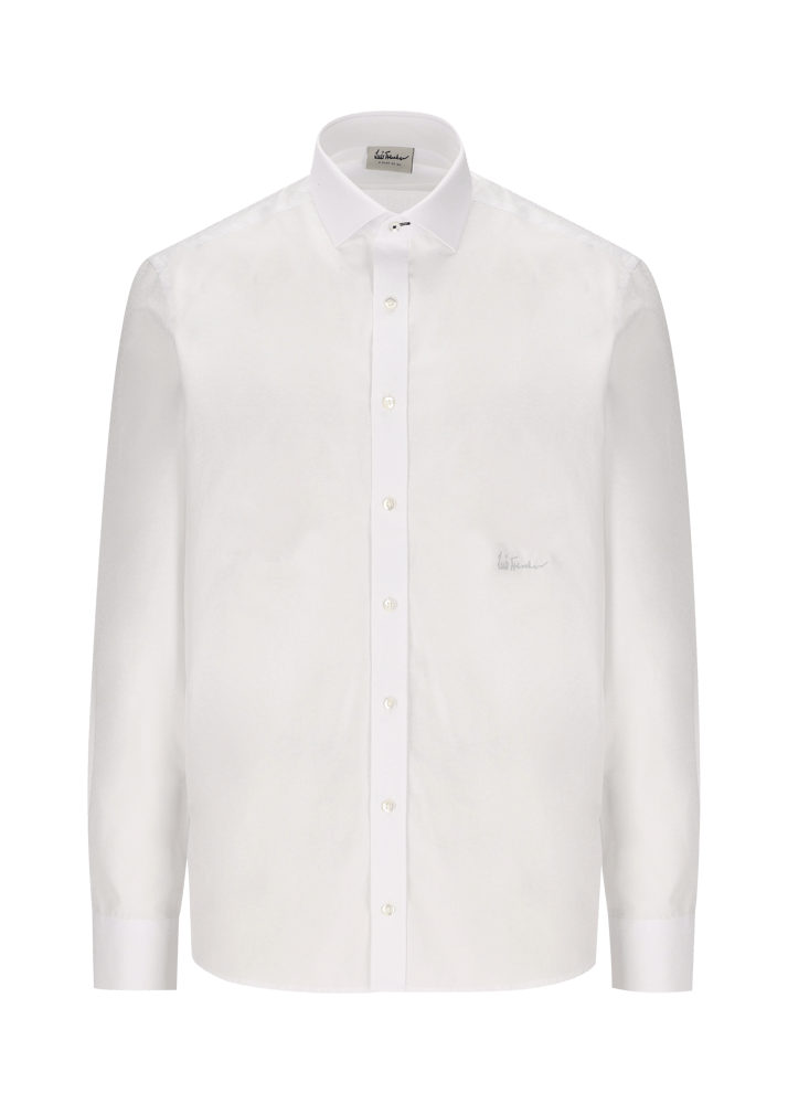 Luis Trenker Camicia In Cotone Jacquard Modello Luboston