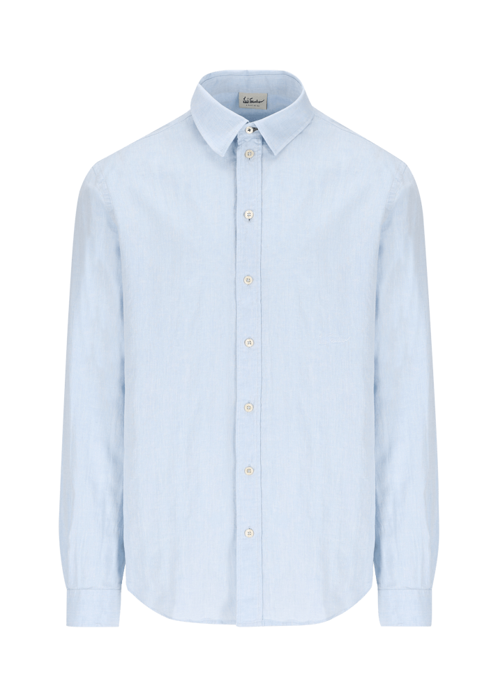 Luis Trenker Camicia in lino e cotone modello Lubodo