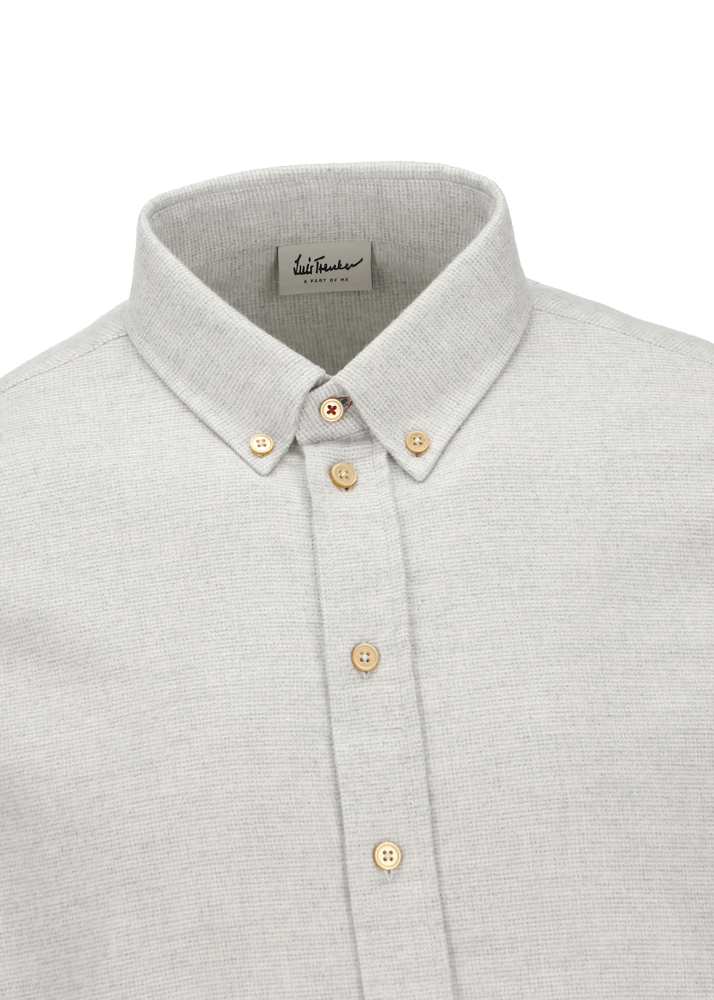 Luis Trenker Camicia In Twill Con Colletto Button Down Lubenzio