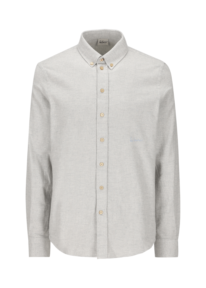 Luis Trenker Camicia in twill con colletto button down Lubenzio