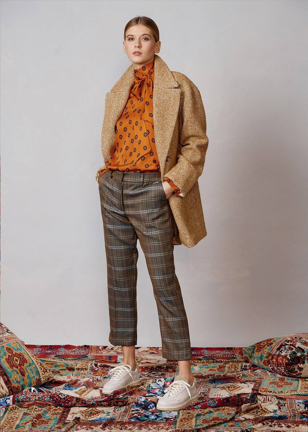 Luis Trenker Cappotto caban in misto lana modello Lumarta