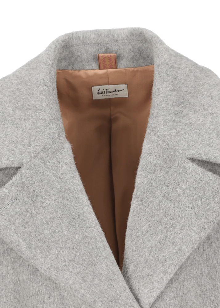 Luis Trenker Cappotto In Soffice Misto Lana Lualissa