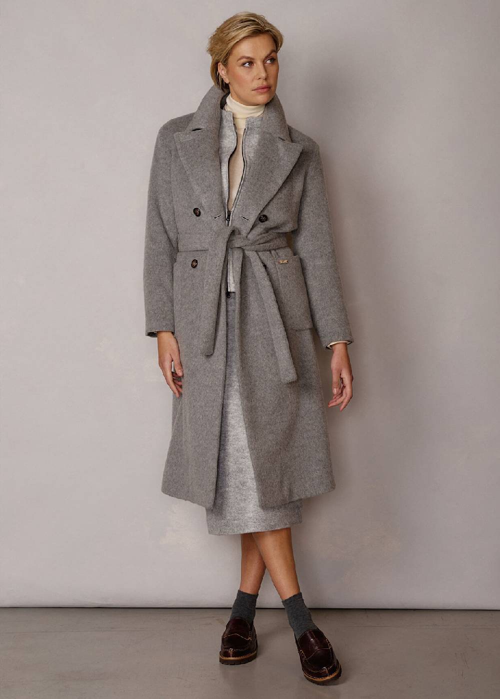 Luis Trenker Cappotto in soffice misto lana Lualissa