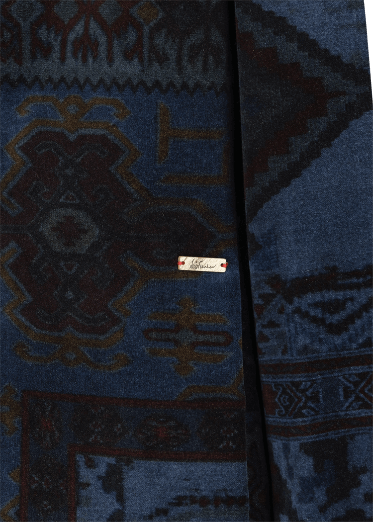 Luis Trenker Cappotto In Velluto Con Collo Di Pelliccia Modello Lufrida