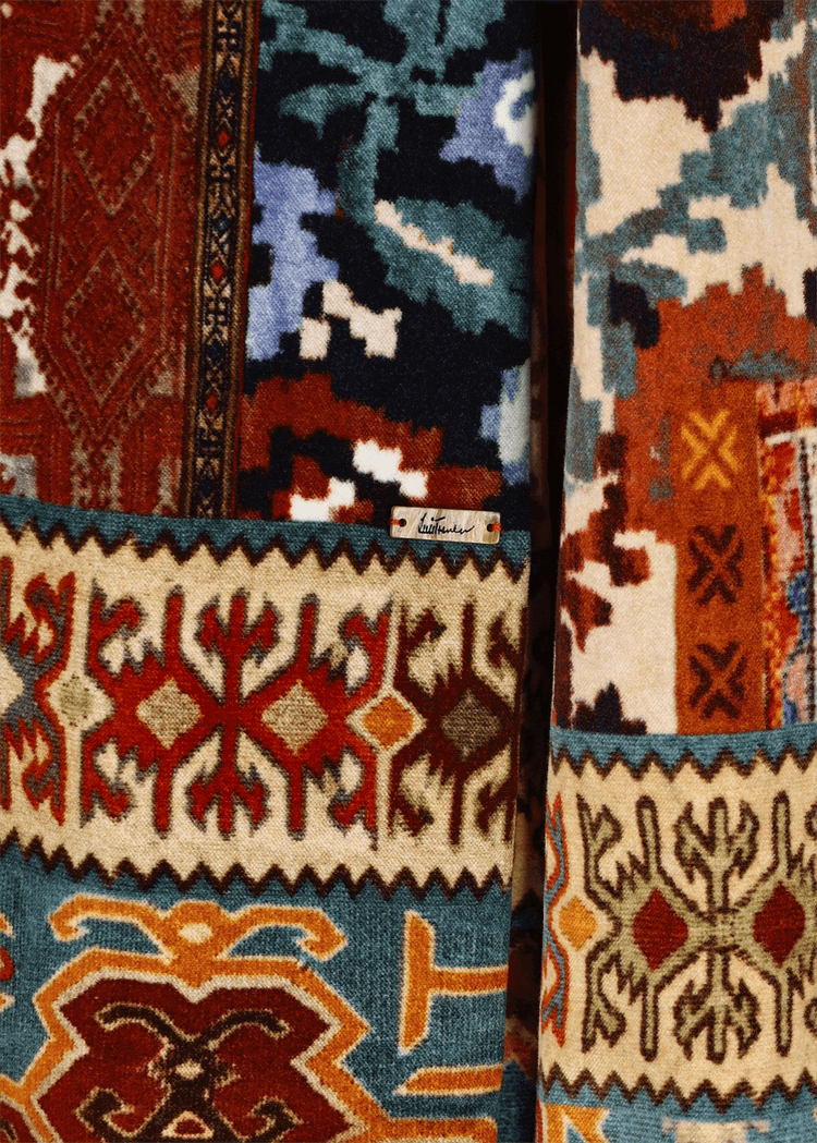 Luis Trenker Cappotto In Velluto Con Collo Di Pelliccia Modello Lufrida