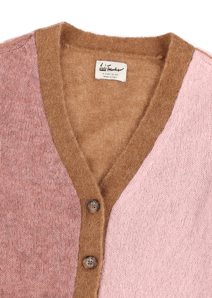 Luis Trenker Cardigan Con Effetto Color Block Luwadia