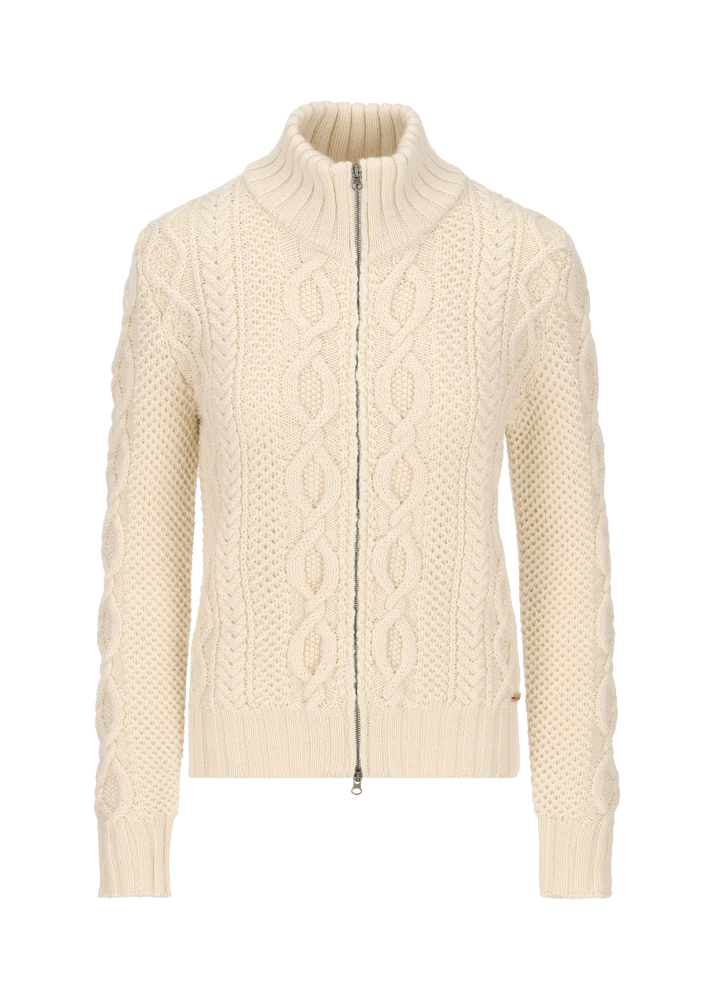 Luis Trenker Cardigan Con Mix Di Motivi Lavorati A Maglia Lualba