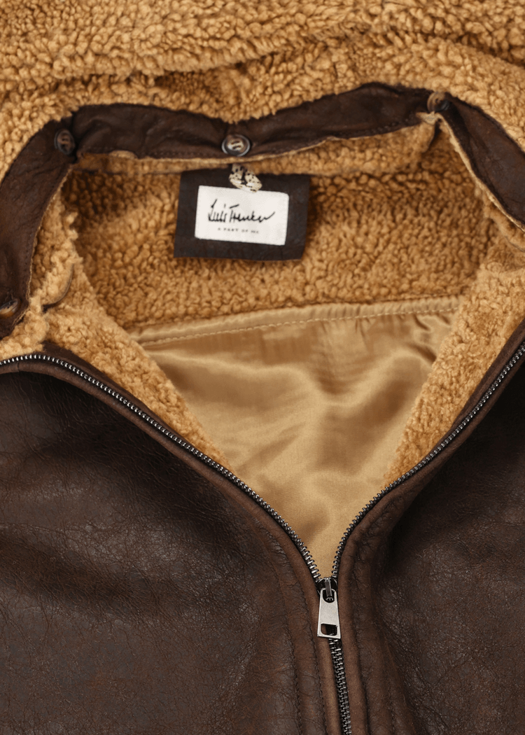 Luis Trenker Cardigan Con Parte Anteriore In Pelle Luwallace