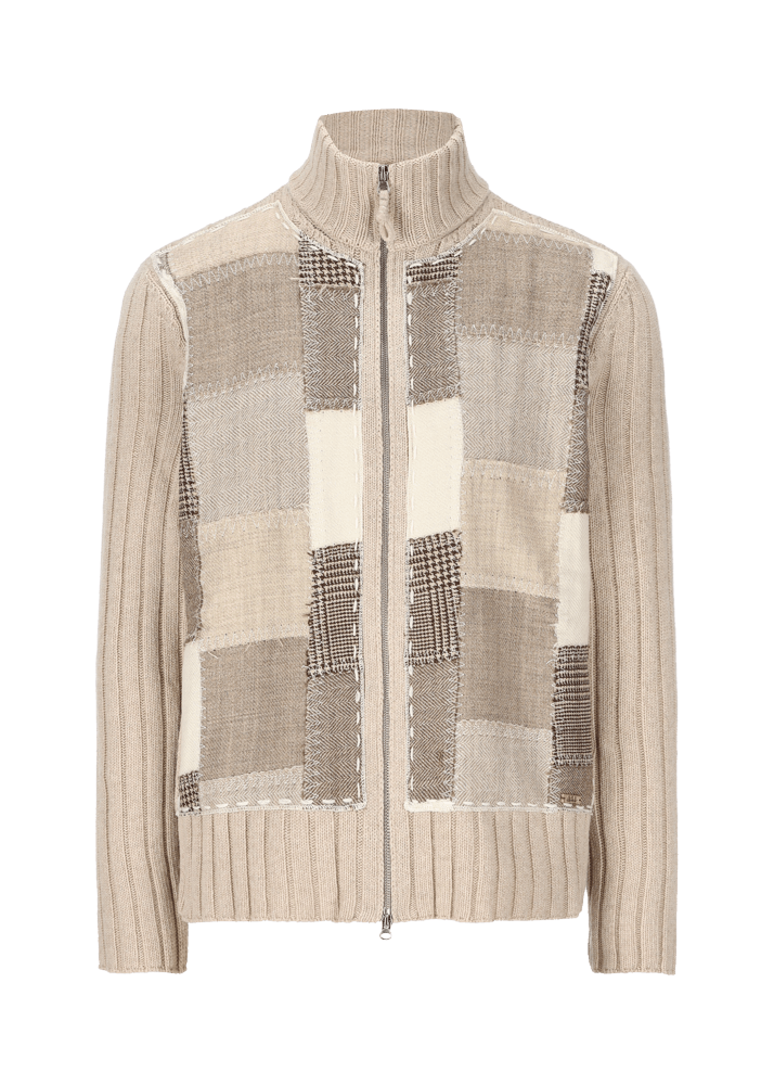 Luis Trenker Cardigan Con Patchwork Sulla Parte Anteriore Luwilli