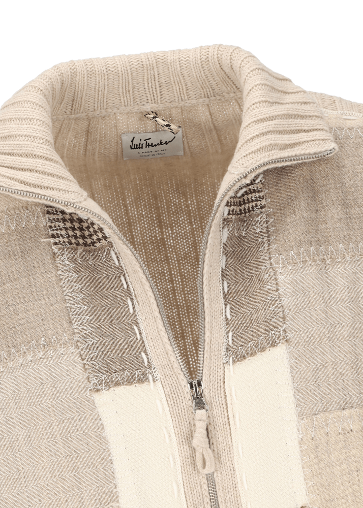 Luis Trenker Cardigan Con Patchwork Sulla Parte Anteriore Luwilli
