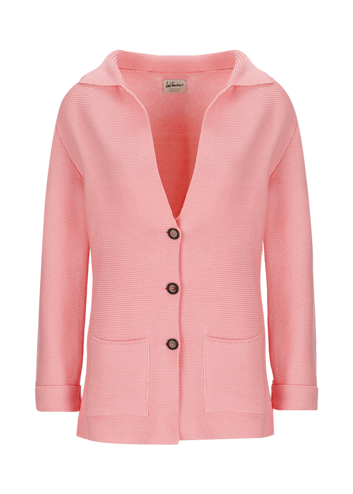 Luis Trenker Cardigan in maglia con profondo scollo a V modello Lualice