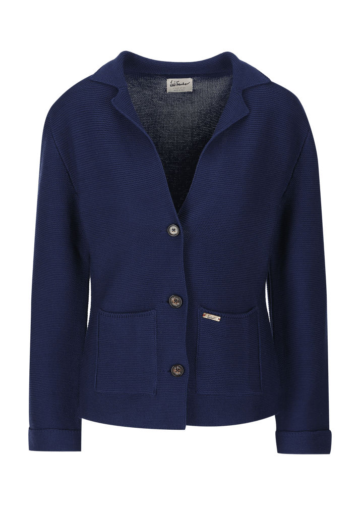 Luis Trenker Cardigan in maglia con profondo scollo a V modello Lualice