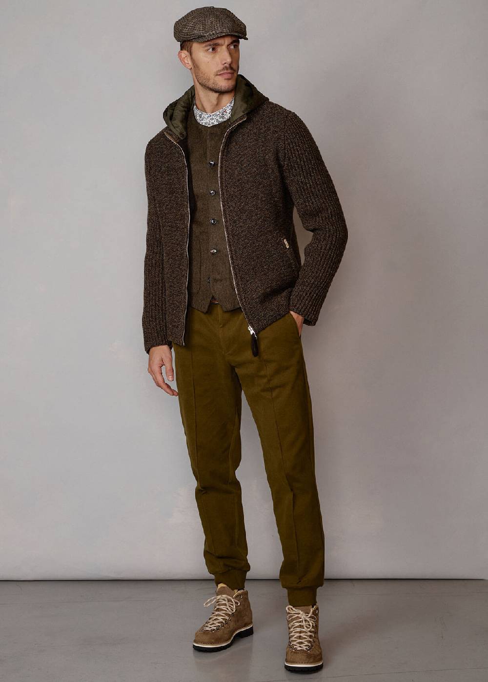 Luis Trenker Cardigan in misto lana merino Luwallace