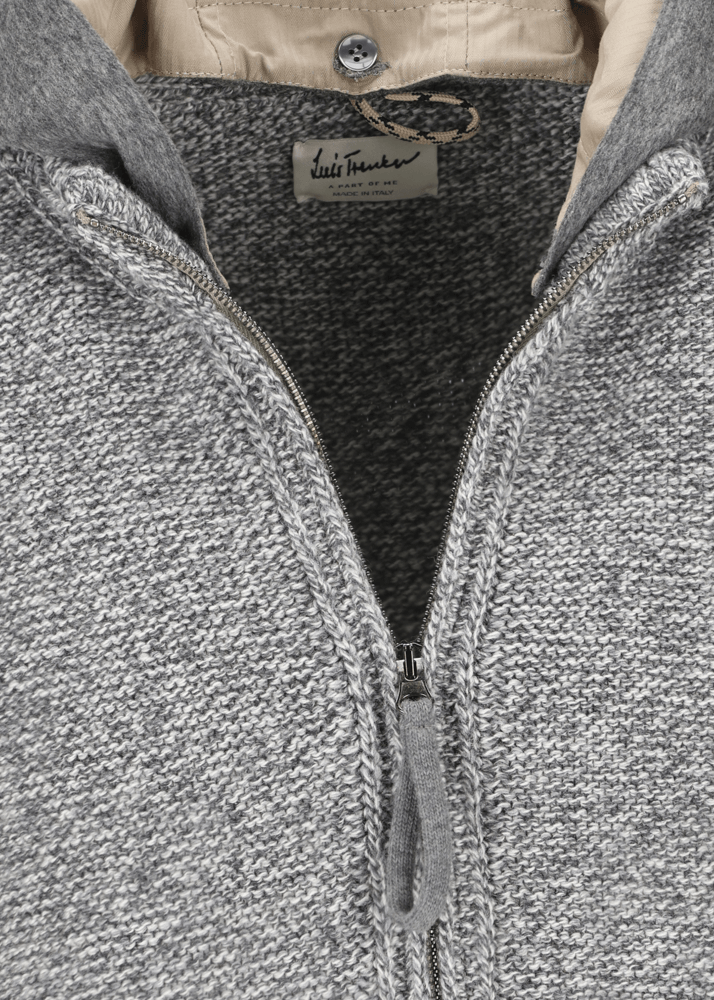 Luis Trenker Cardigan In Misto Lana Merino Luwallace