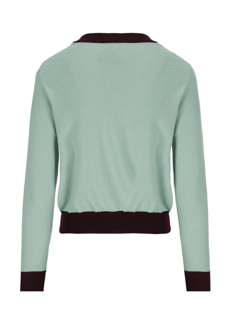 Luis Trenker Cardigan In Un Mix Di Materiali Modello Luwaynet