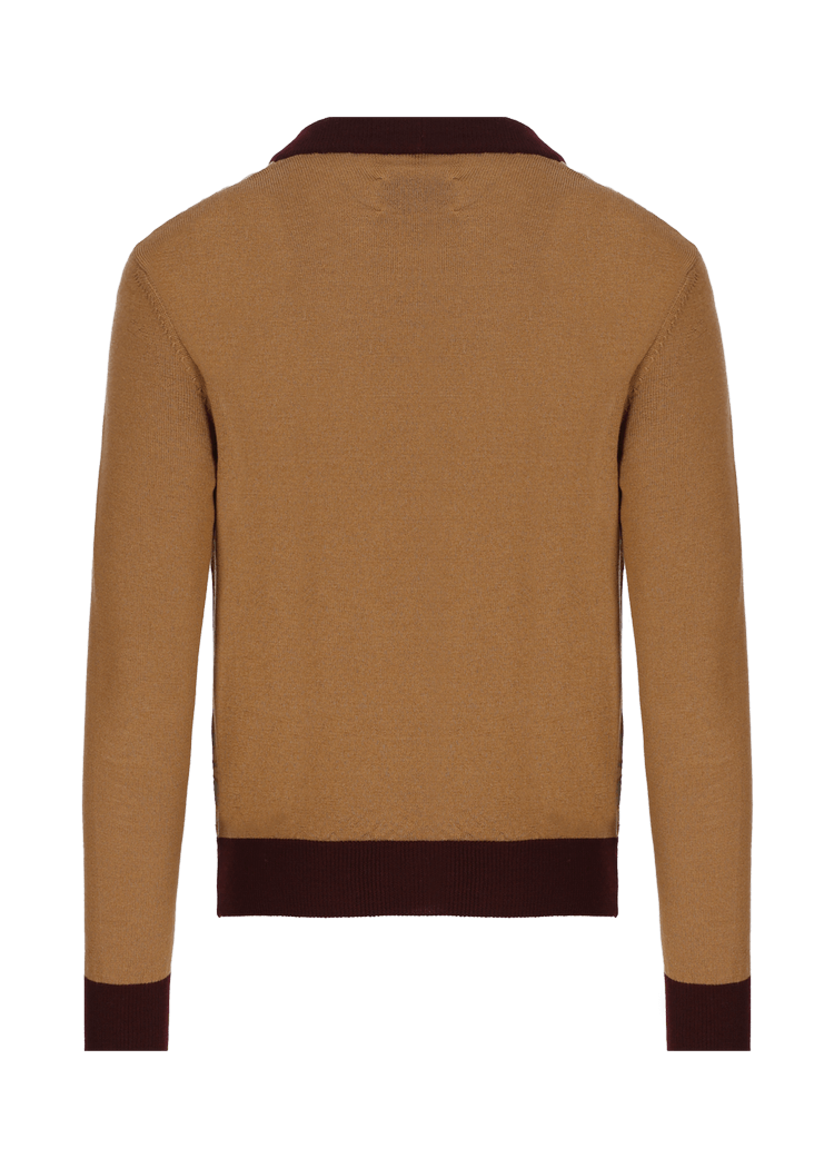 Luis Trenker Cardigan In Un Mix Di Materiali Modello Luwaynet