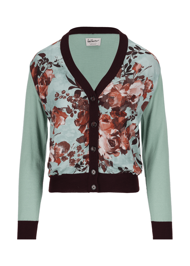 Luis Trenker Cardigan in un mix di materiali modello Luwaynet