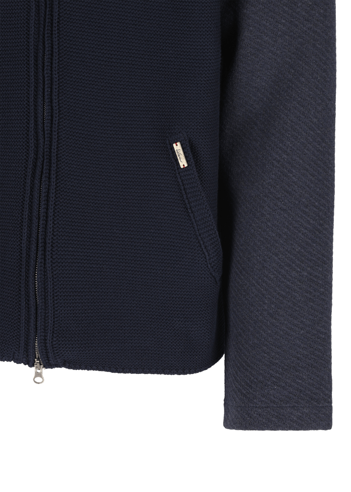 Luis Trenker Cardigan Lavorato A Maglia Con Cappuccio Luwallace