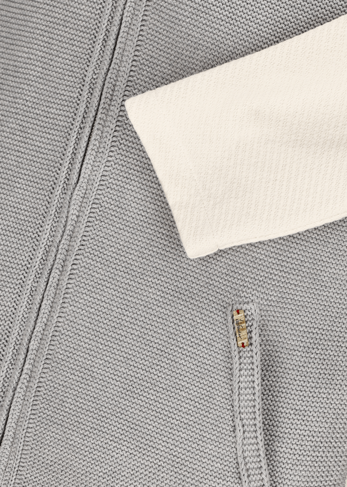 Luis Trenker Cardigan Lavorato A Maglia Con Cappuccio Luwallace