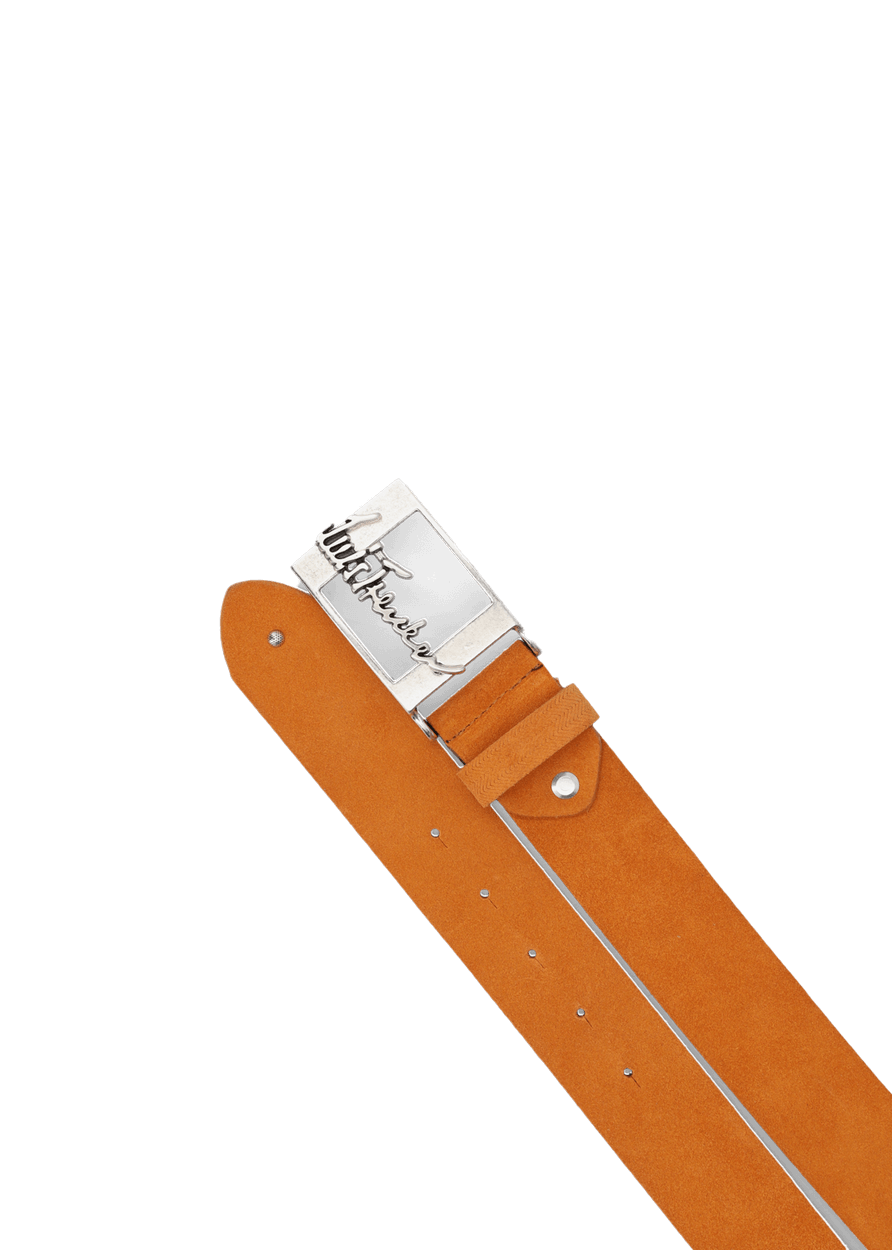 Luis Trenker Cintura In Pelle Scamosciata Modello Lufranco