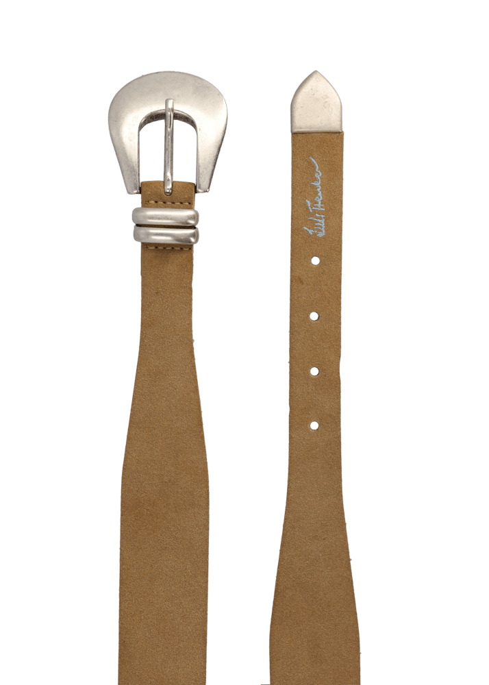 Luis Trenker Cintura In Pelle Scamosciata Modello Lusta