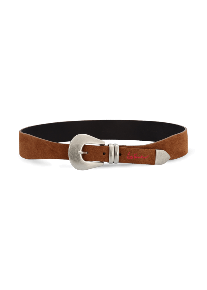 Luis Trenker Cintura in pelle scamosciata modello Lusta
