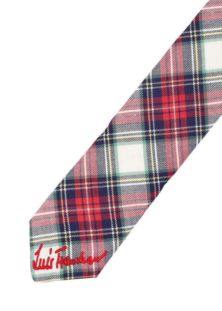 Luis Trenker Cravatta Con Motivo A Quadri Luachille