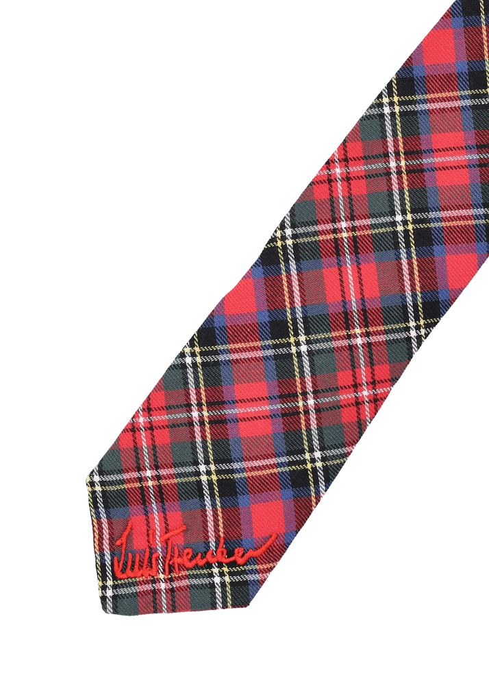 Luis Trenker Cravatta Con Motivo A Quadri Luachille