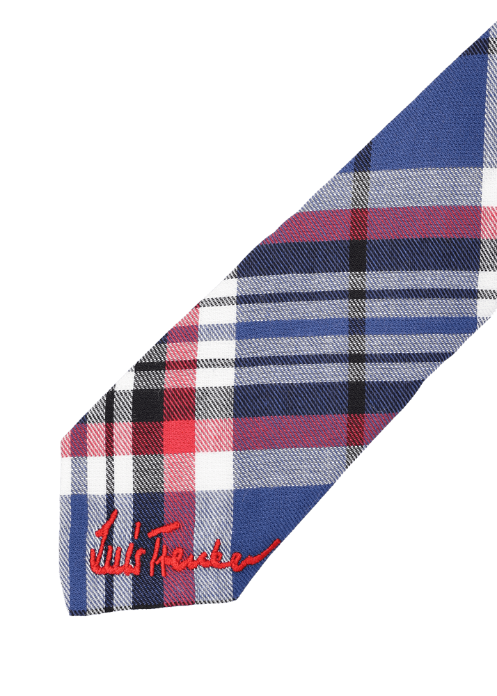 Luis Trenker Cravatta Con Motivo A Quadri Luachille