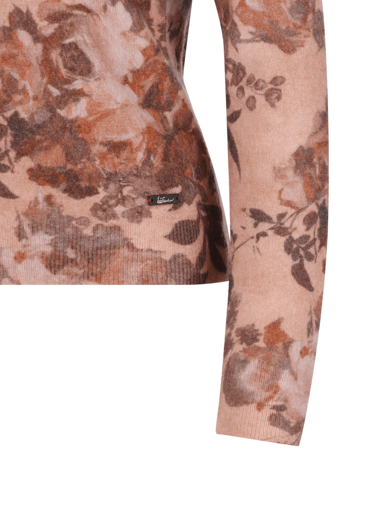 Luis Trenker Dolcevita Con Stampa Floreale Modello Luwalda