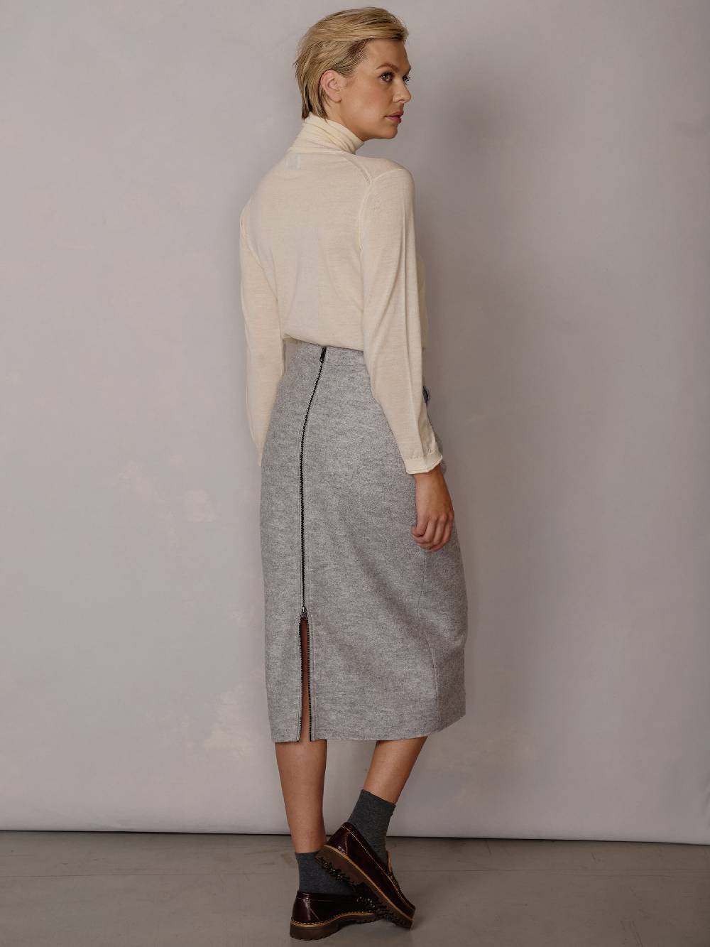 Luis Trenker Dolcevita In Lana Merino Modello Luwilma