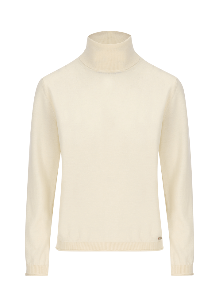 Luis Trenker Dolcevita In Lana Merino Modello Luwilma