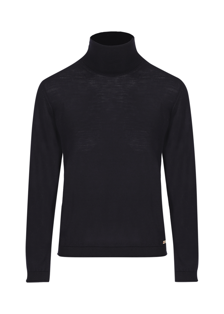 Luis Trenker Dolcevita In Lana Merino Modello Luwilma