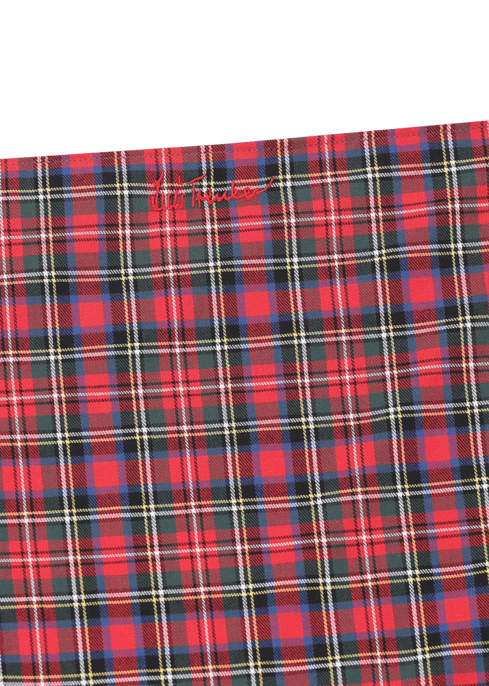 Luis Trenker Fazzoletto Da Taschino Con Motivo A Quadri Luedelbert