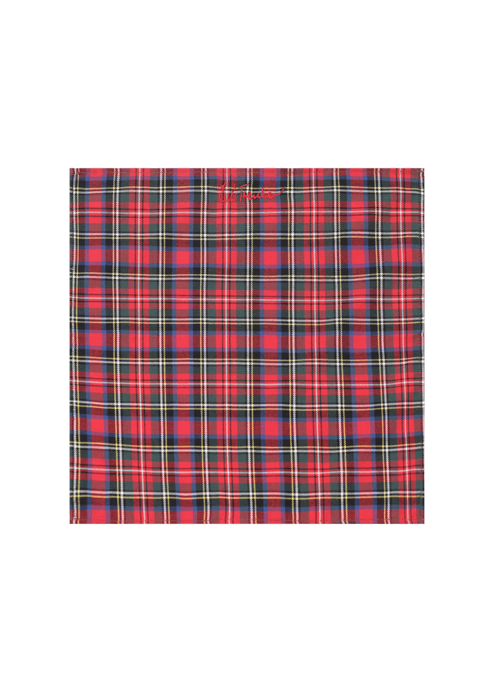 Luis Trenker Fazzoletto da taschino con motivo a quadri Luedelbert