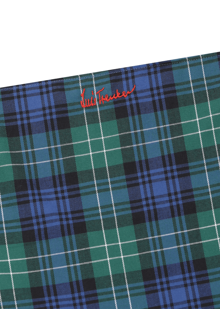 Luis Trenker Fazzoletto Da Taschino Con Motivo A Quadri Luedelbert