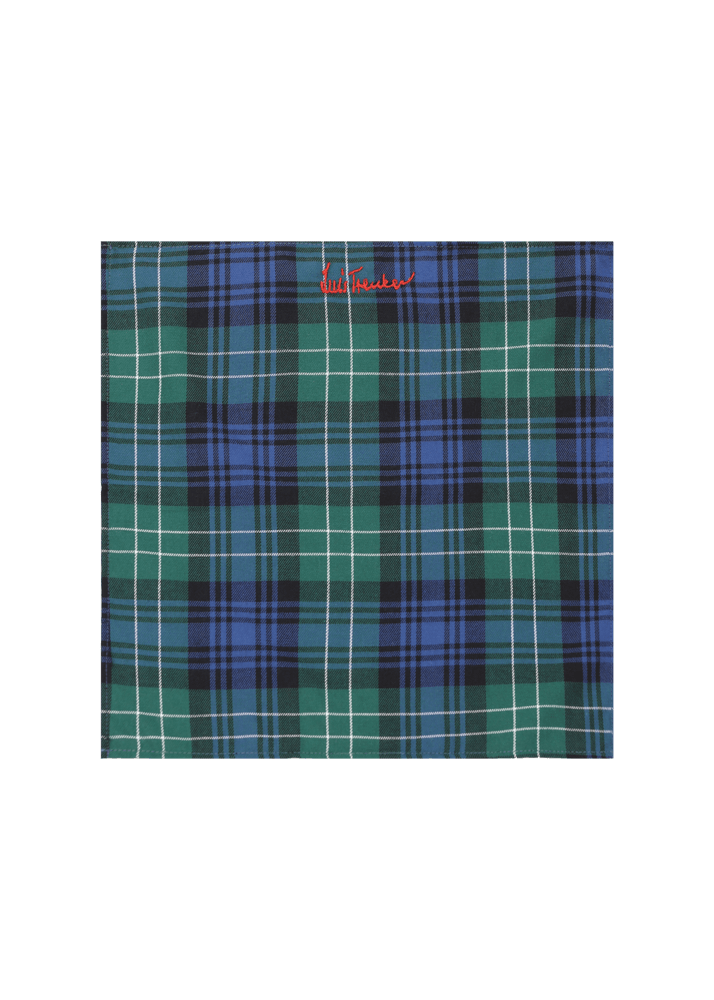 Luis Trenker Fazzoletto da taschino con motivo a quadri Luedelbert