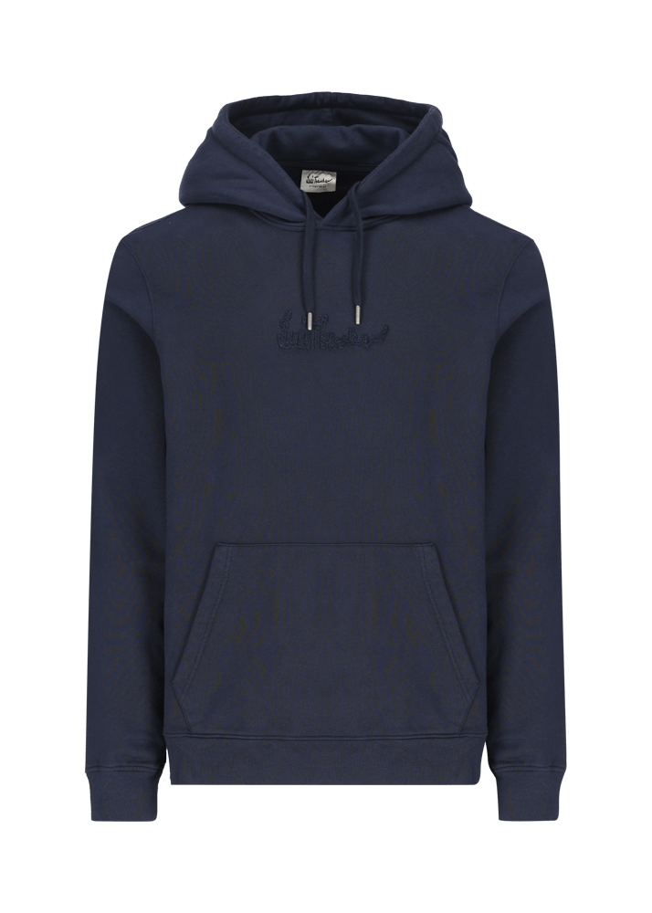 Luis Trenker Felpa con cappuccio basic con logo modello Luphilipp