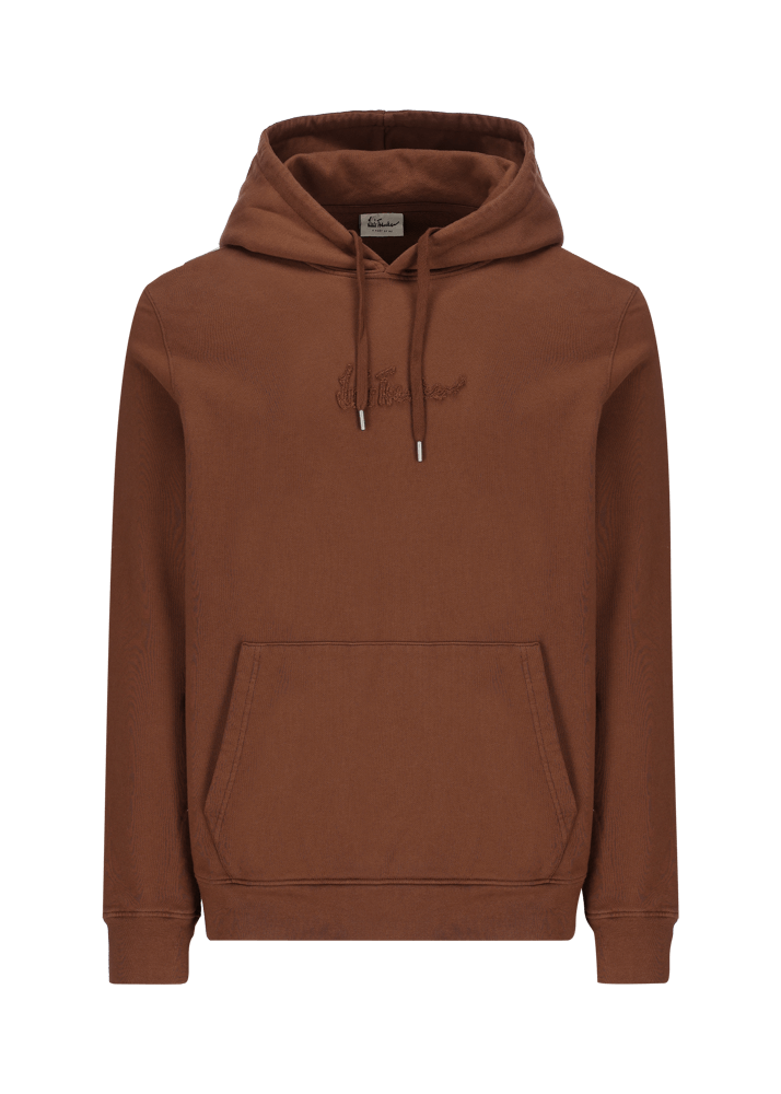 Luis Trenker Felpa con cappuccio basic con logo modello Luphilipp