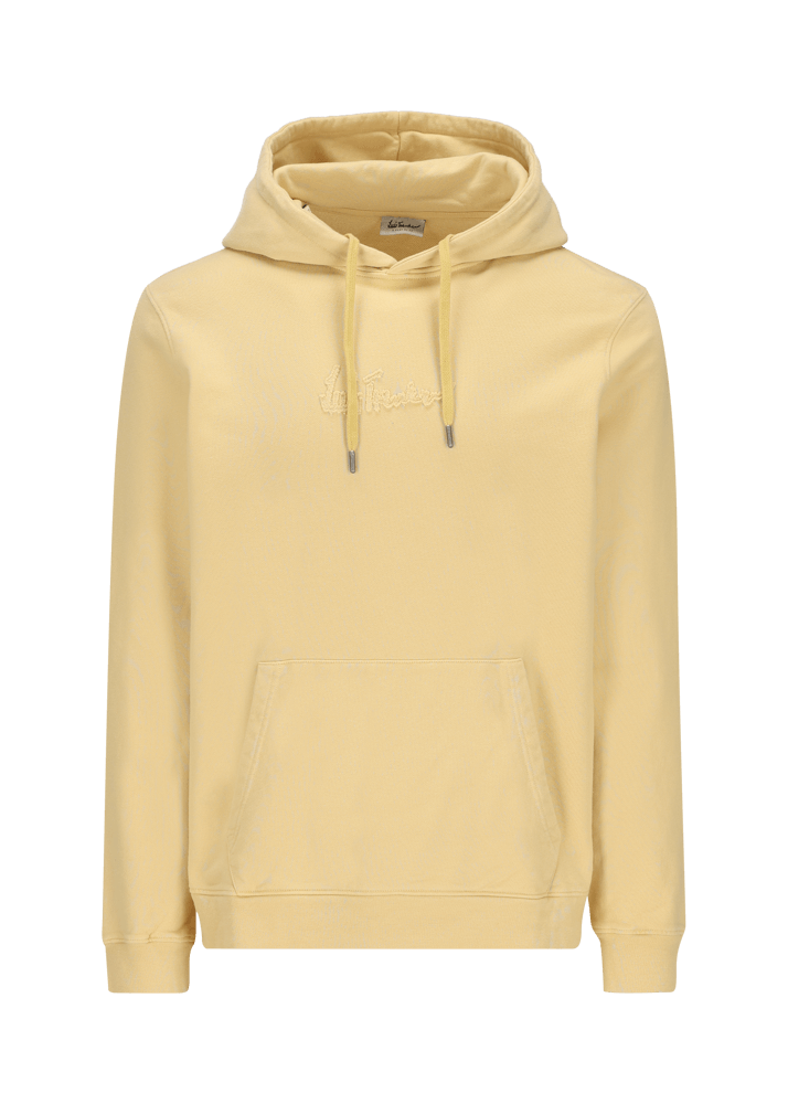 Luis Trenker Felpa con cappuccio basic con logo modello Luphilipp