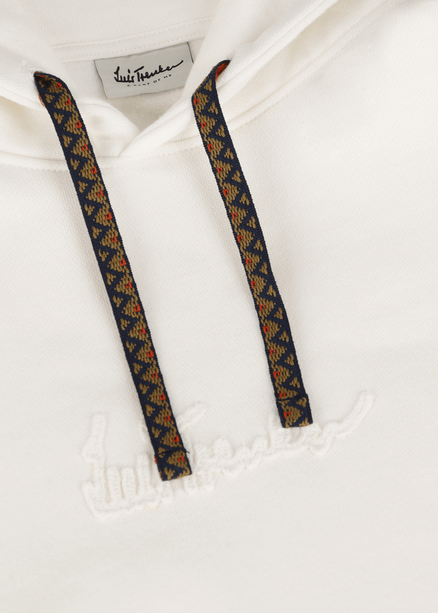 Luis Trenker Felpa Con Cappuccio Con Fascia Jacquard Modello Luphilipp